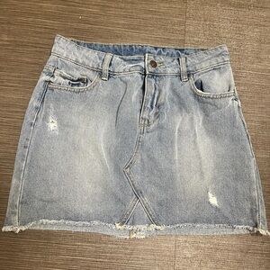 Blue Mini skirt